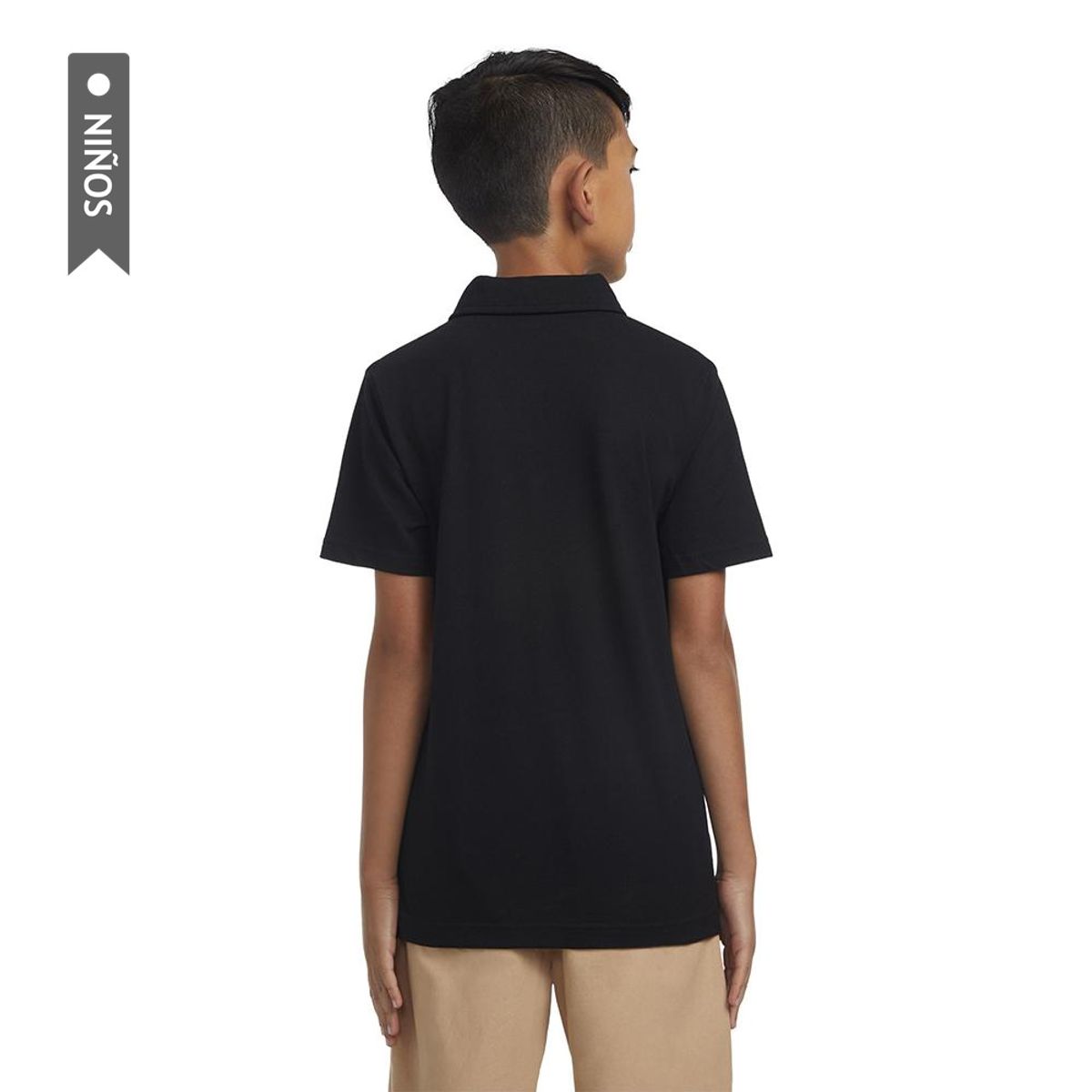 NIKE - Camiseta Polo Nike Jdb Jumpman Polo Niño-Negro