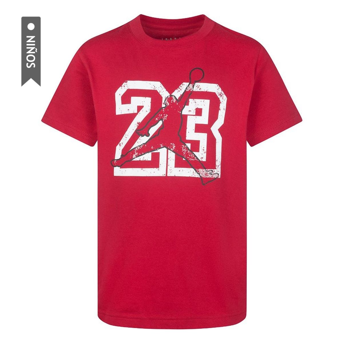 NIKE - Camiseta Nike Jdb 23 Jumpman Ss Tee Niño-Rojo