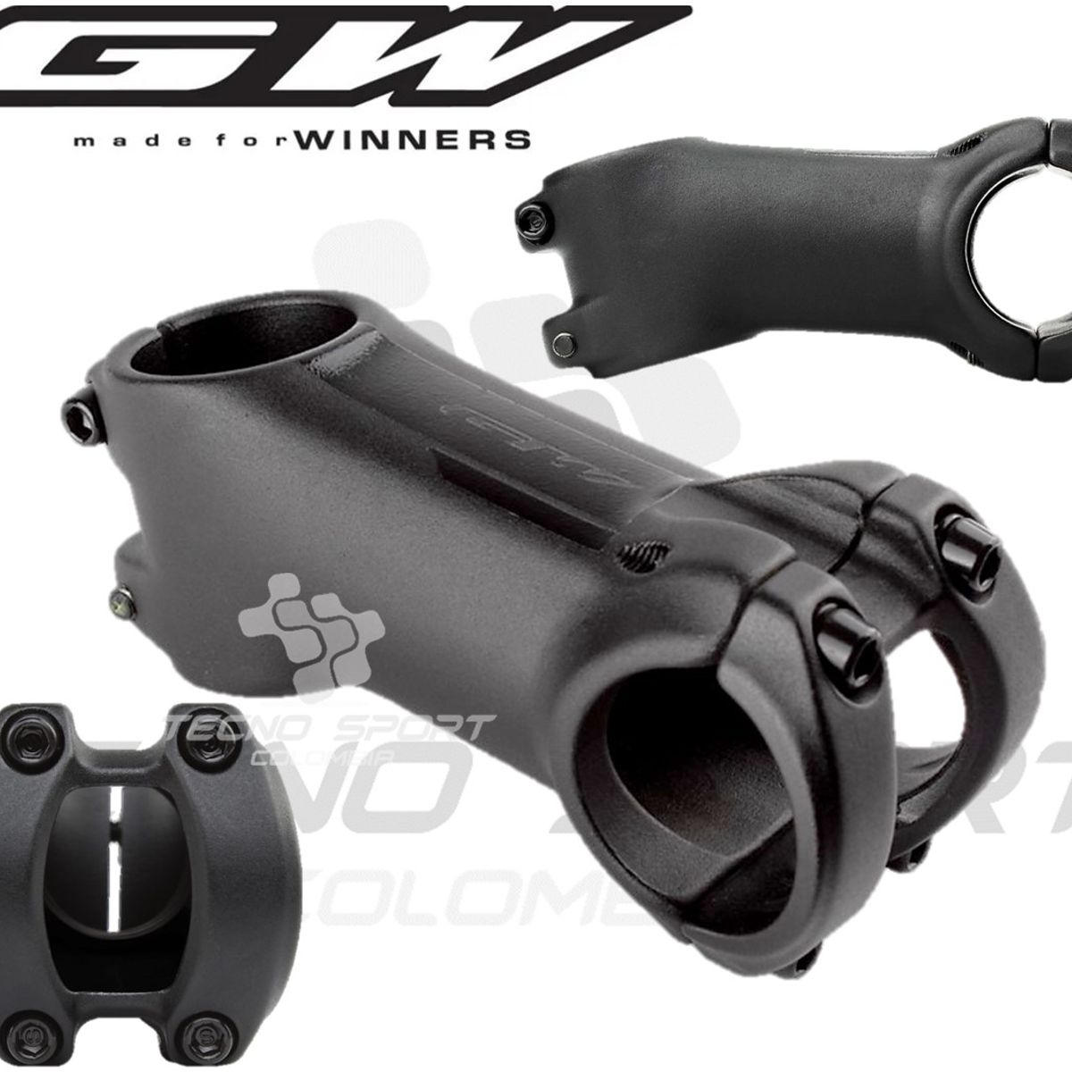 GW - Espiga Gw Aluminio Ruta Mtb +/- 17° 31.8 Codo Bicicleta