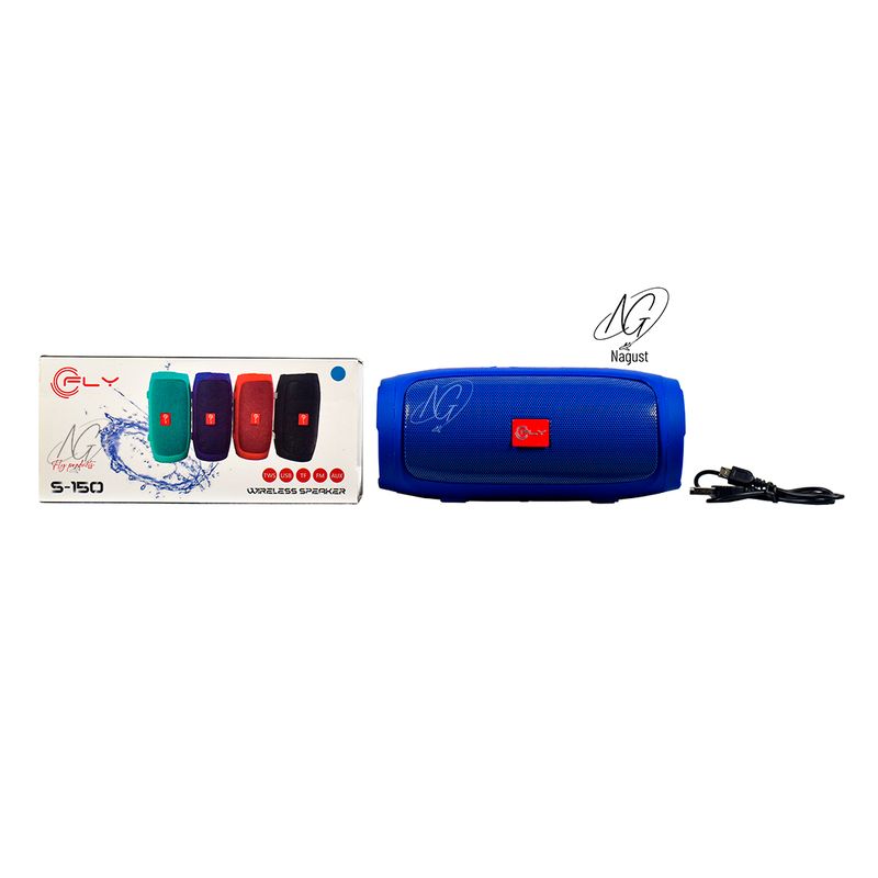 FLY - Parlante Cabina Fly S-150 Blu Resistente Al Agua Bluetooth Usb
