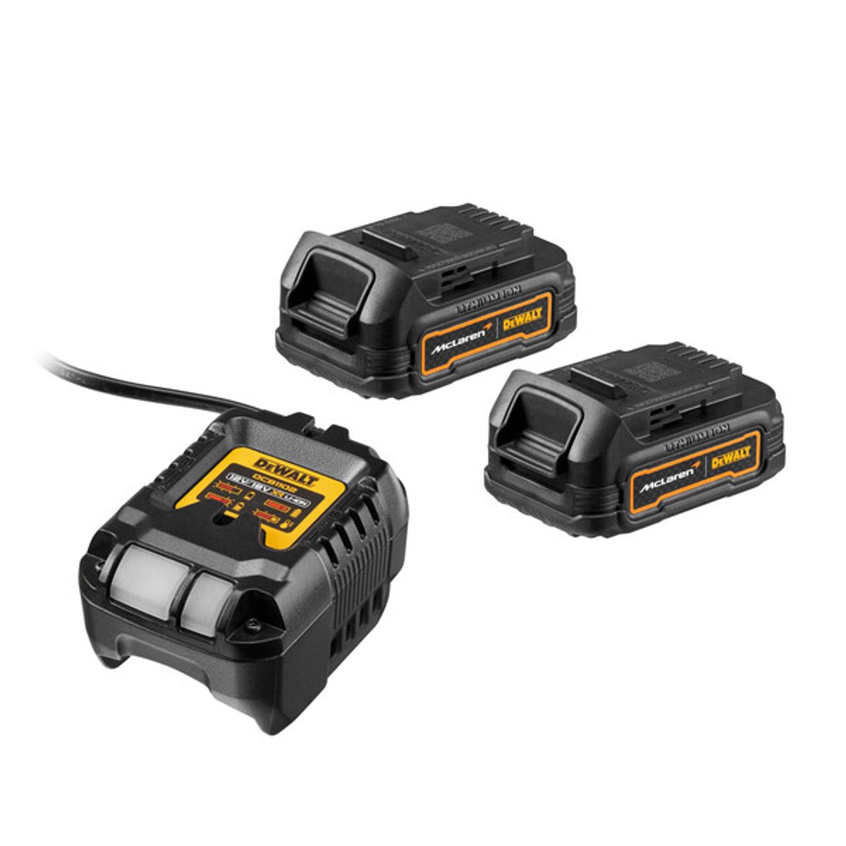 DEWALT - Kit Mclaren Taladro + Atornillador Dewalt Dck200me2gt