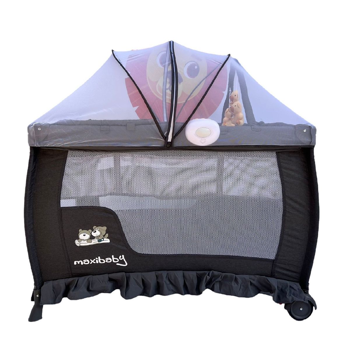 MAXIBABY - Corral Maxibaby Musica Vibracion Luces Mecedora Para Bebe