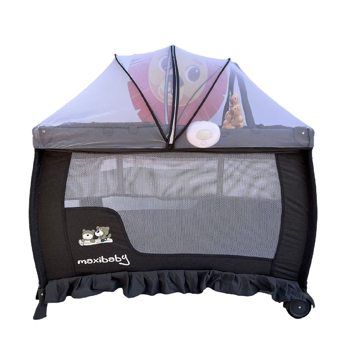 MAXIBABY - Corral Maxibaby Musica Vibracion Luces Mecedora Para Bebe