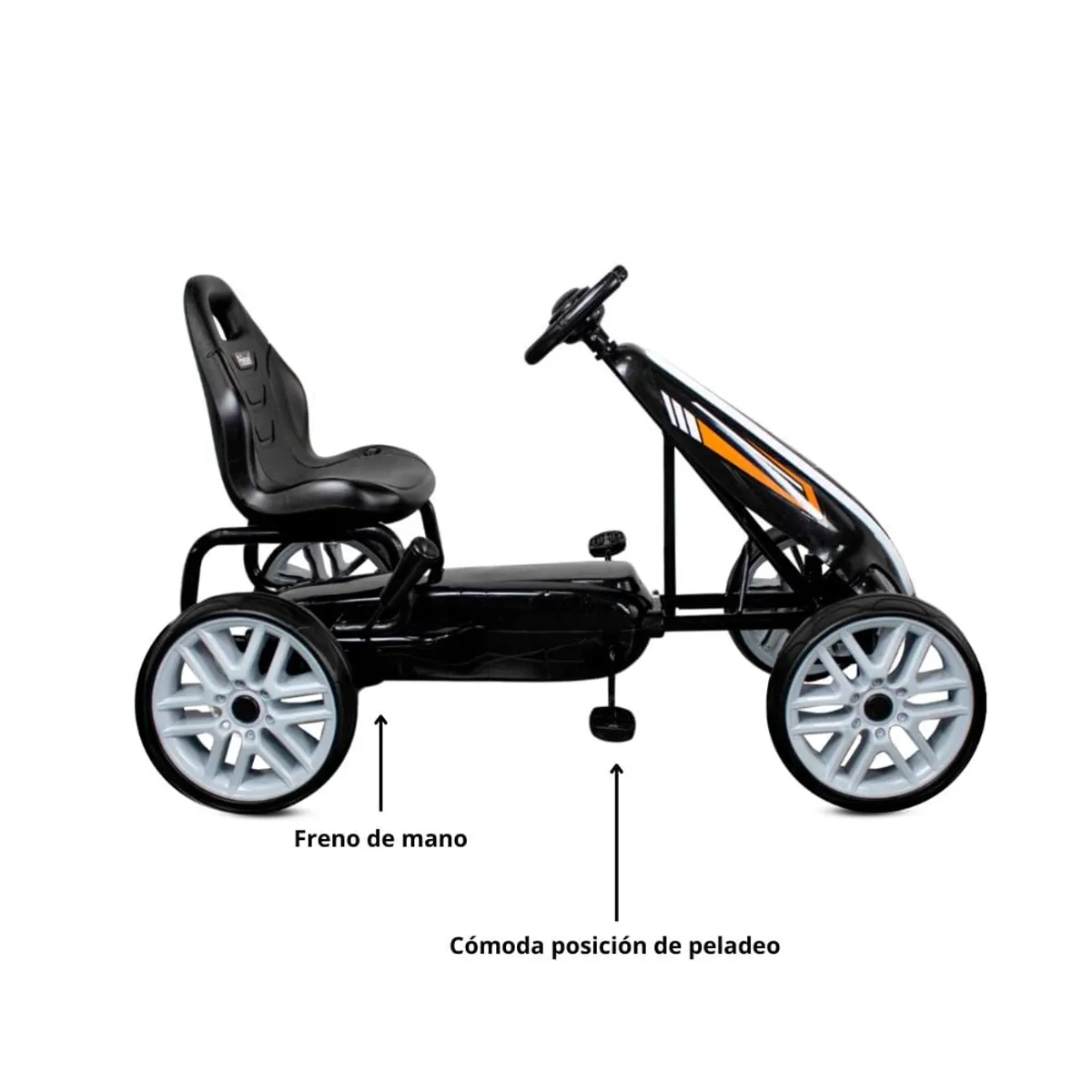 PRINSEL - Carro De Pedales Para niños Go Kart Silvestone Prinsel