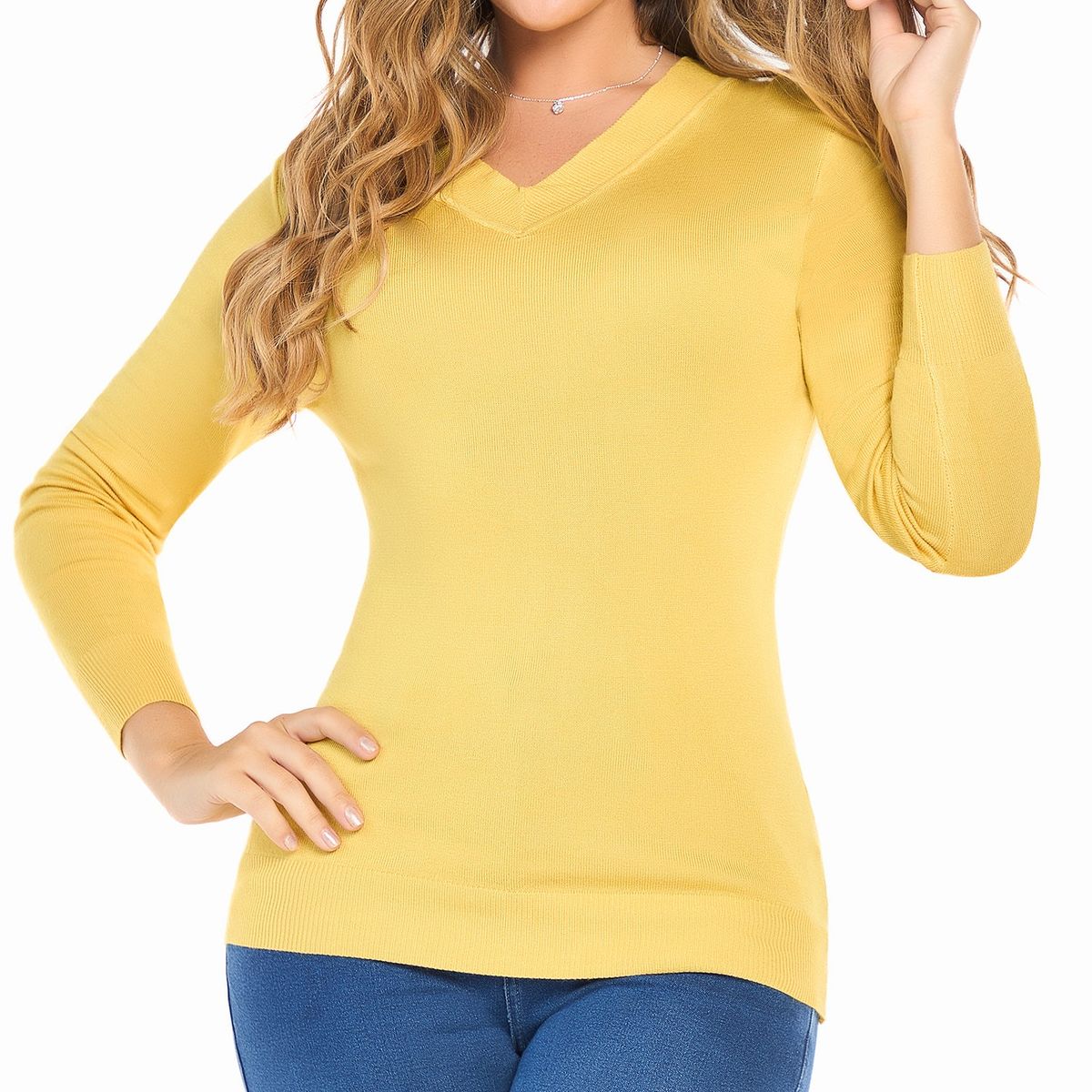 CROYDON - Buzo Lovel Amarillo Croydon para Mujer
