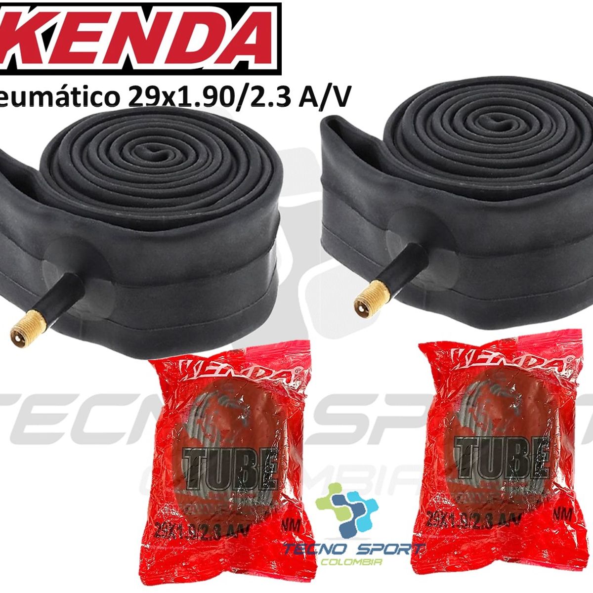 KENDA - Neumatico Bicicleta 29 X 1.9/2.3 Kenda Ancha Mtb X2unidades