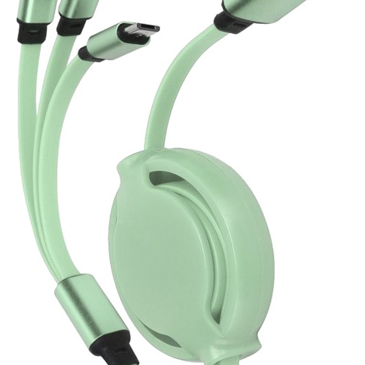 GENERICO - Cable Usb Cargador Retráctil Múltiple Micro Tipo C Para Ligh