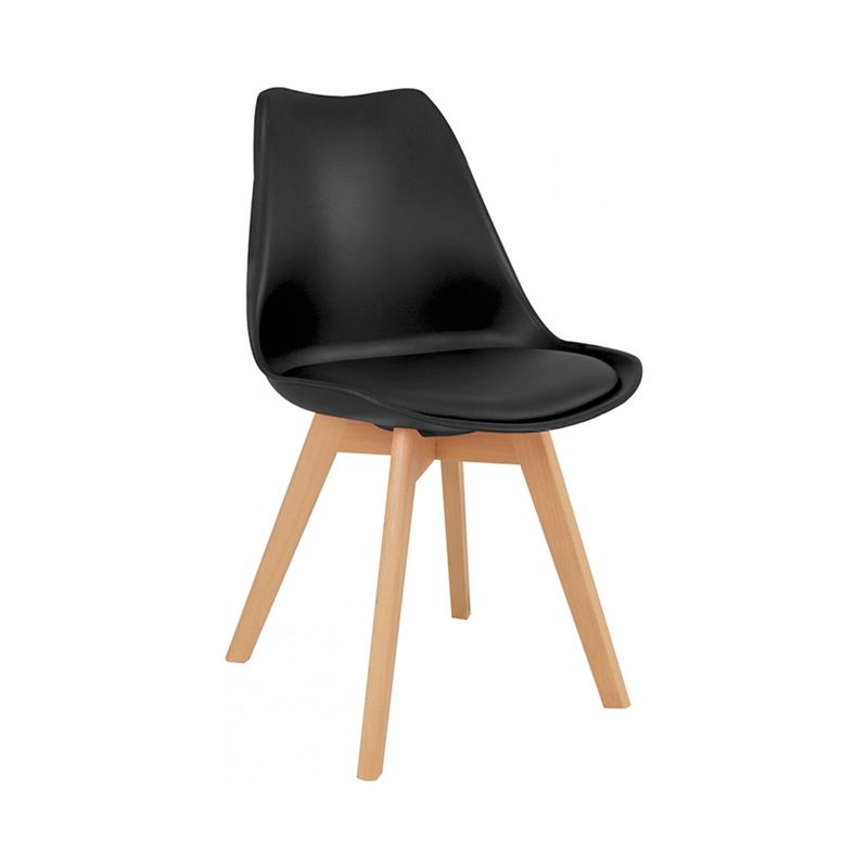 CORLEONE - SILLA COMEDOR ESTUDIO SALAMINIMALISTA MODERNA NEGRO