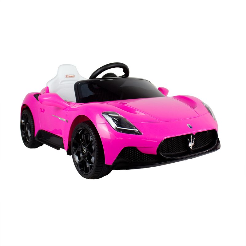 PRINSEL - Carro Eléctrico Deportivo Maserati Niña 12V Prinsel Rosa