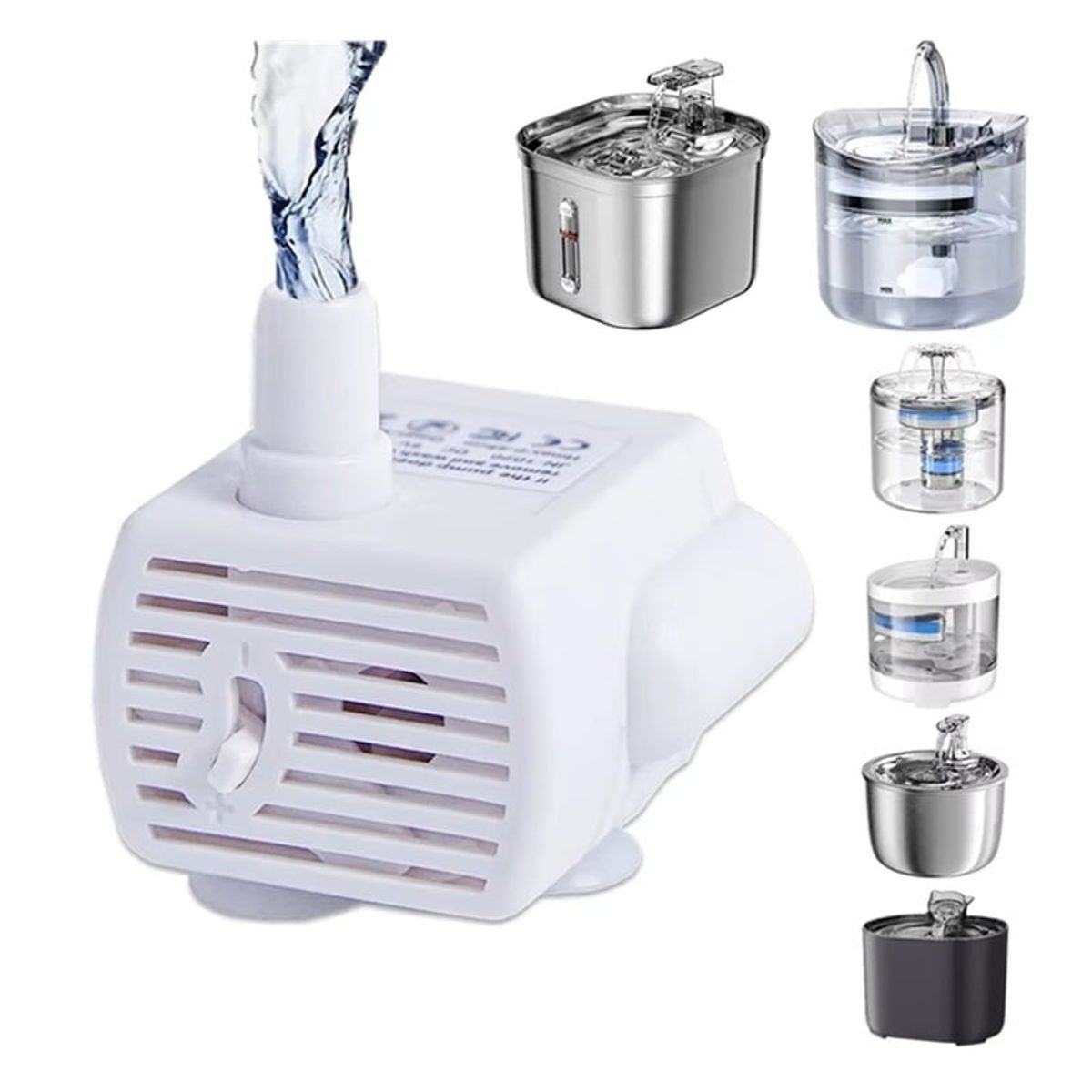 GENERICO - Bomba De Agua Sumergible Ajustable Para Fuente De Gato