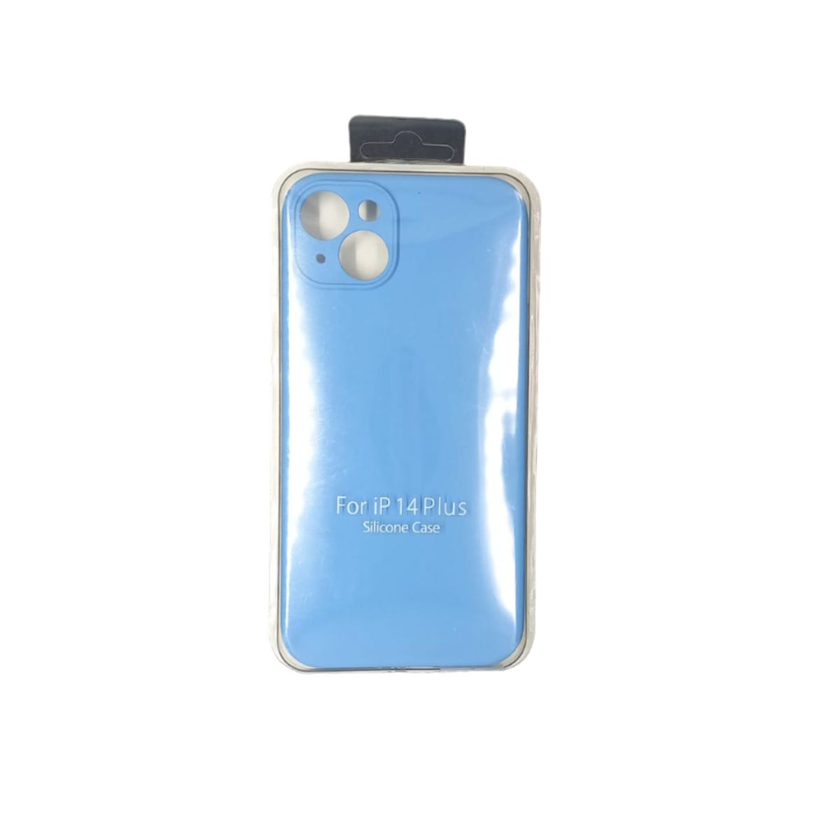 GENERICO - Forro Silicone Case Compatible con Iphone 14 Plus Azul Acero