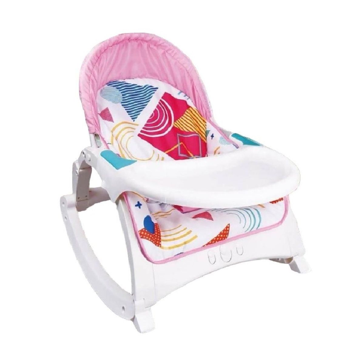 MAXIBABY - Silla Mecedora Plegable Vibradora Musical Con Bandeja