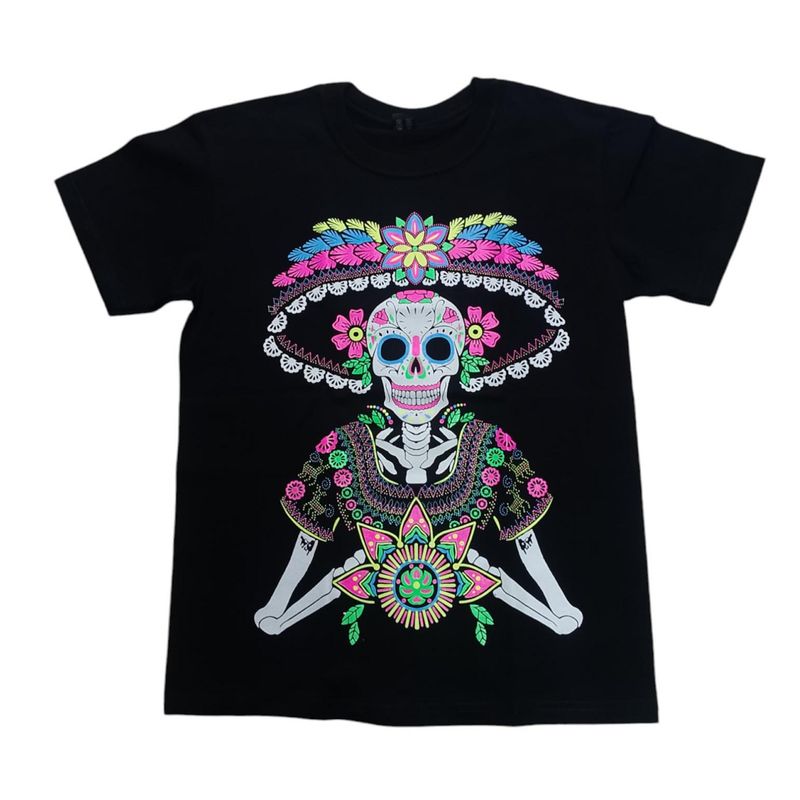 VANIDADES COLLECTIONS - Camiseta Catrina Mexicana Camiseta Unisex Catrina_.