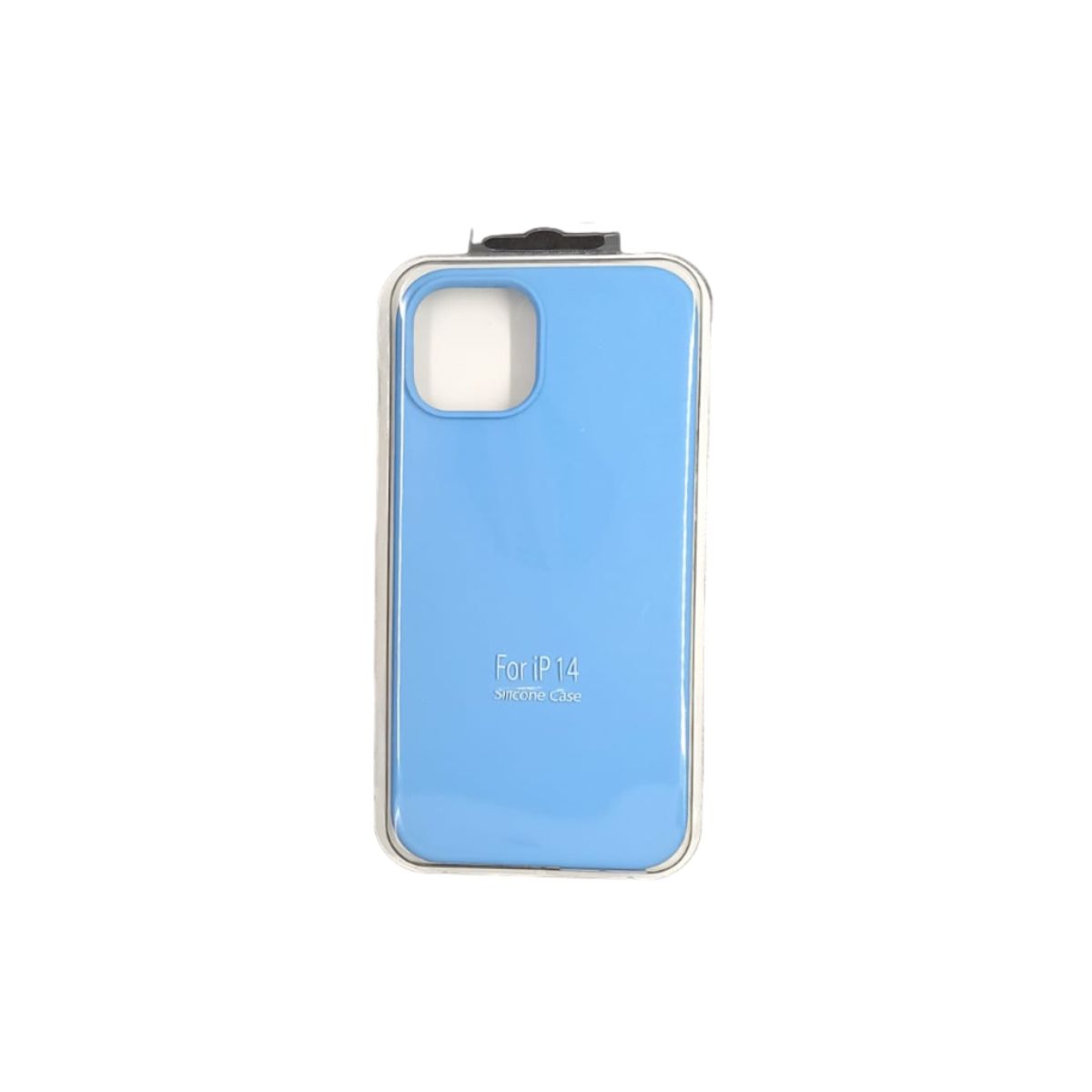 GENERICO - Forro Silicone Case Compatible con Iphone 14 Azul Acero