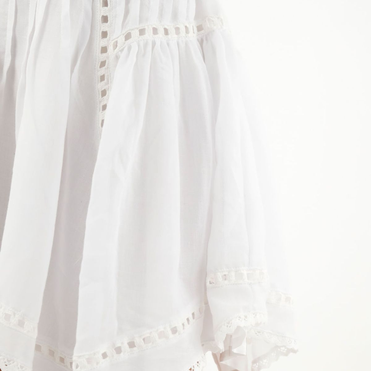 TENNIS - Falda blanca asimétrica para mujer