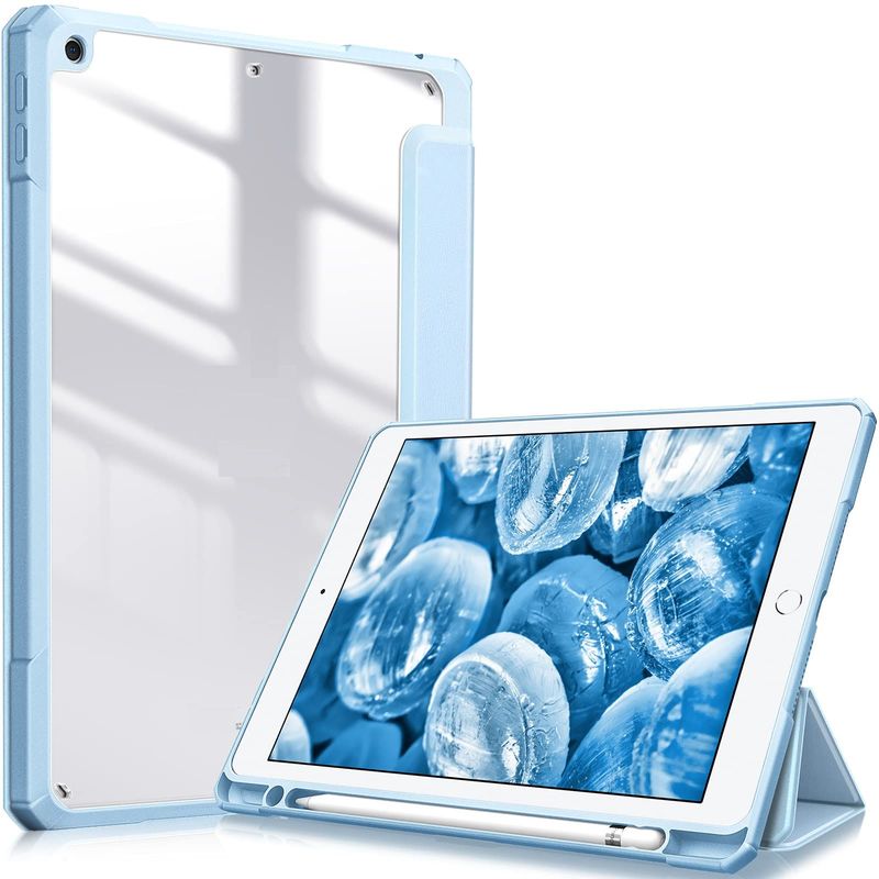 GENERICO - Estuche Funda Smart Case Cristal Para IPad 10ma gen 10.9 AZUL CLARO