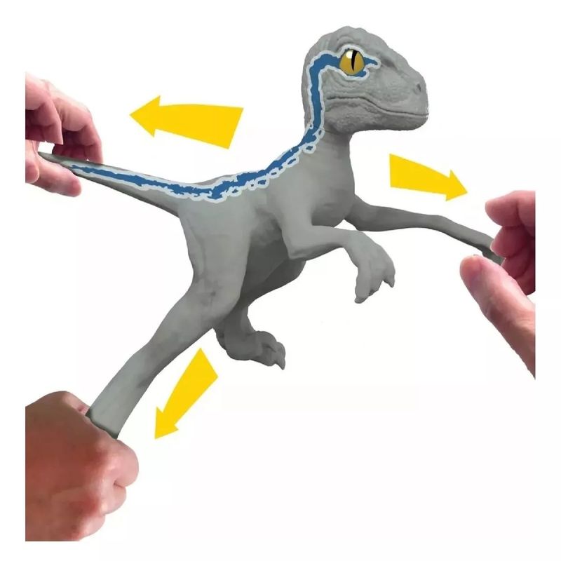 STRETCH - Figura Stretch Velociraptor Blue Jurassic World