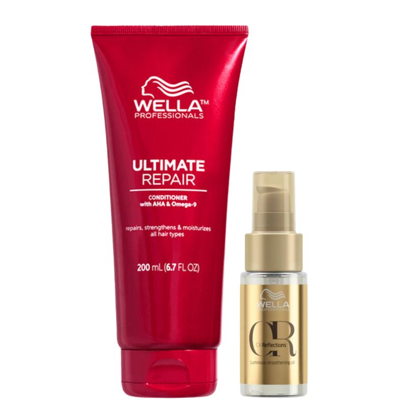 WELLA - Wella Acondicionador Ultimate Repair 200ml + Oleo 30ml