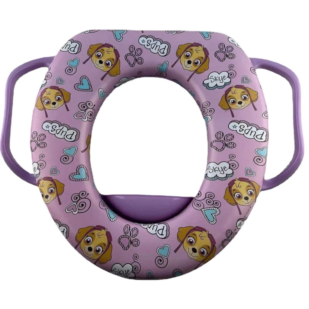 MULTIPLACE COLOMBIA - Reductor adaptador de inodoro acolchado para niña rosado