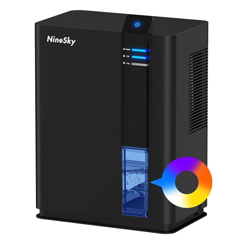 GENERICO - Deshumidificador Ninesky Tanque De 98 Oz Espacio De 74M2