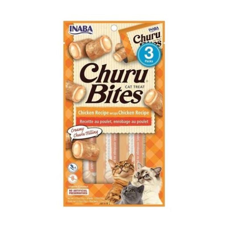 GENERICO - Snack Cremoso Para Gato Inaba Churu Bites Pollo