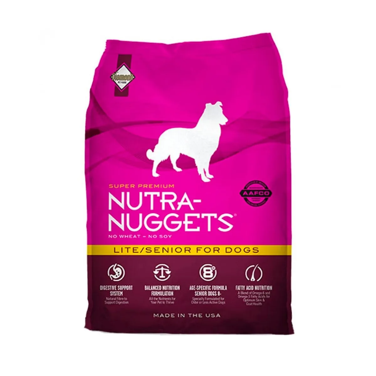 NUTRA NUGGETS - Nutra Nuggets Perros Senior Arroz Maíz y Pollo 3KG