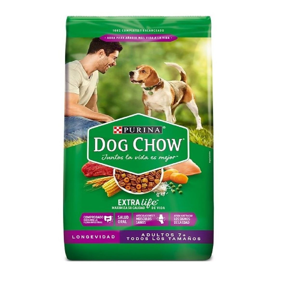 DOG CHOW - Dog Chow Mayores de 7 Años (Senior Longevidad) - 17 Kg