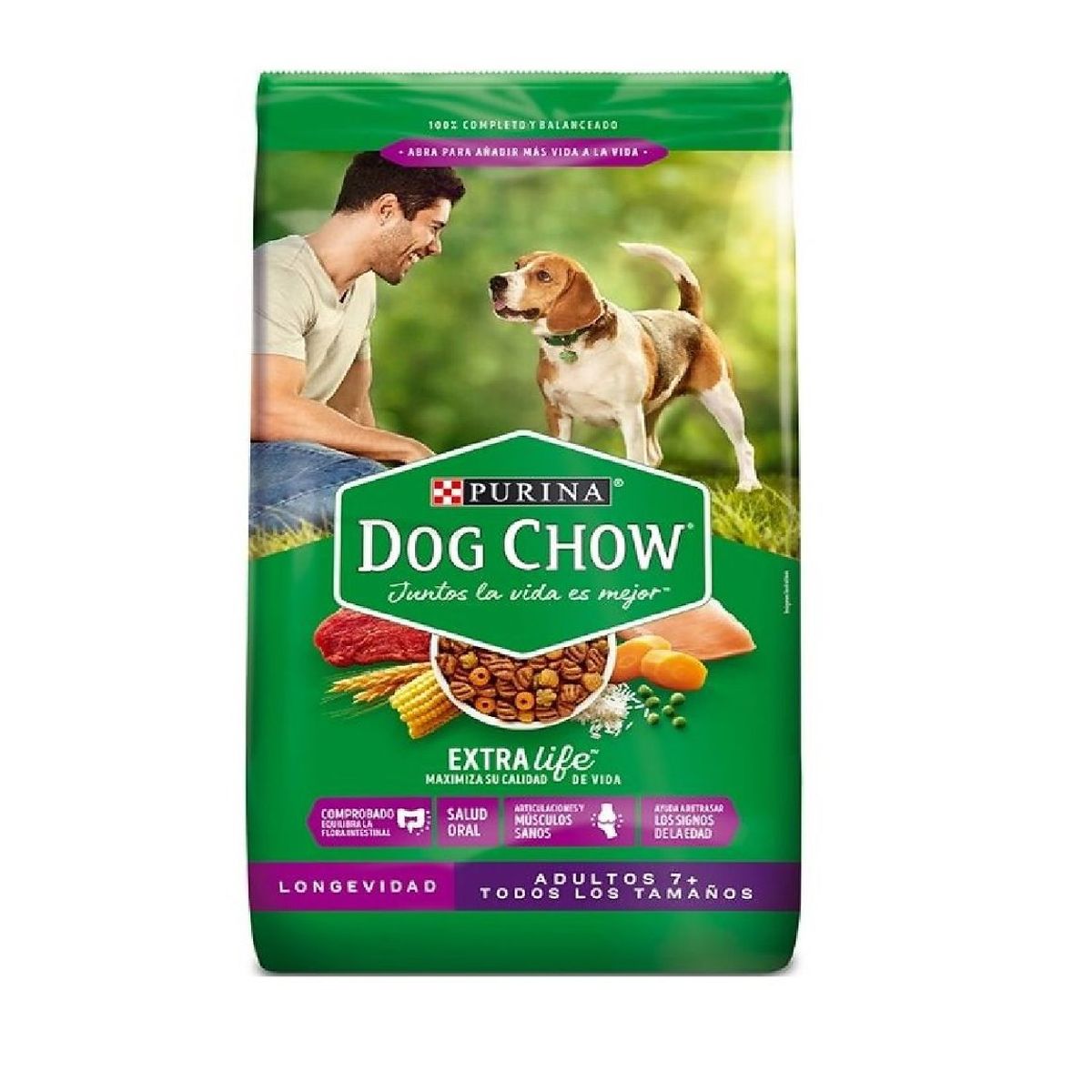 DOG CHOW - Dog Chow Mayores de 7 Años (Senior Longevidad) - 17 Kg