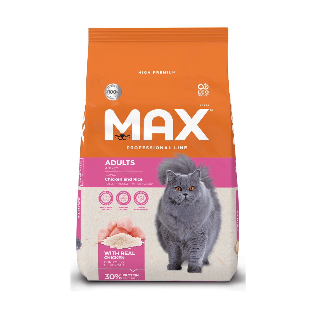 MAX CAT - Max Cat Professional Line Adultos Pollo Y Arroz 10Kg