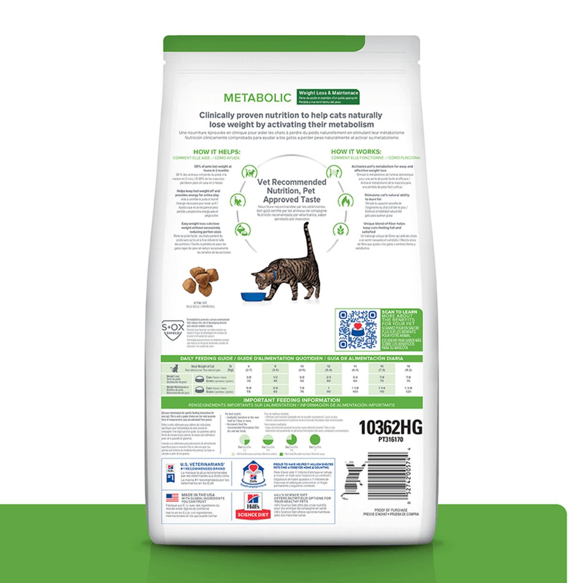 HILLS - Gato Hills Metabolic  4 Lb