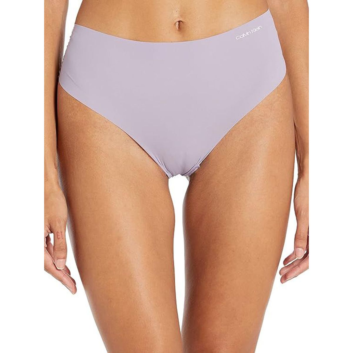 CALVIN KLEIN - Tanga Morada Invisible De Cintura Alta Para Mujer Calvin Klein