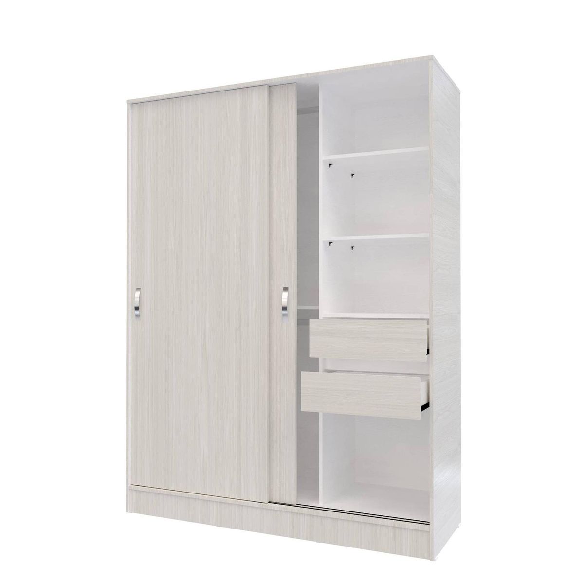 MADERKIT - Closet Armario de Puertas Corredizas Berlín 150cm
