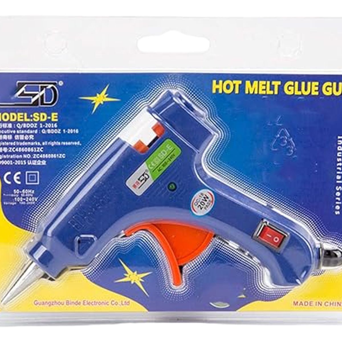 GENERICO - Pistola Silicona Interruptor Pegamento Ajustable Temperatura