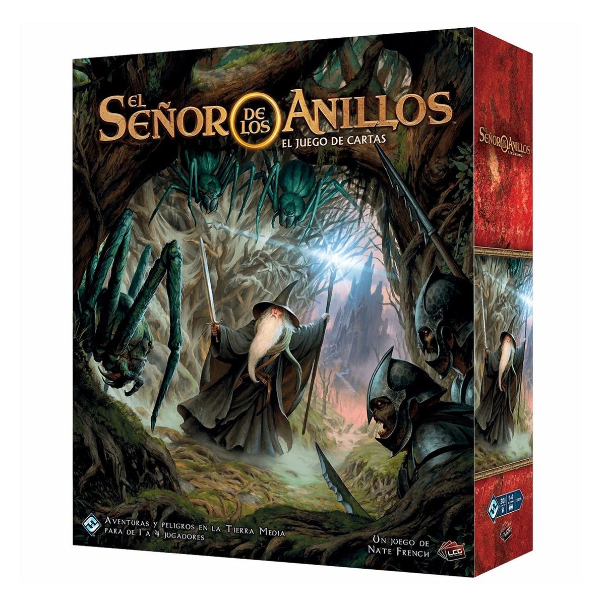 FANTASY FLIGHT GAMES - El Señor De Los Anillos Caja Básica Edición Revisada El Juego De Cartas Español