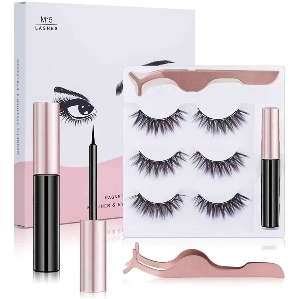 GENERICO - Pestañas Magnéticas Delineador