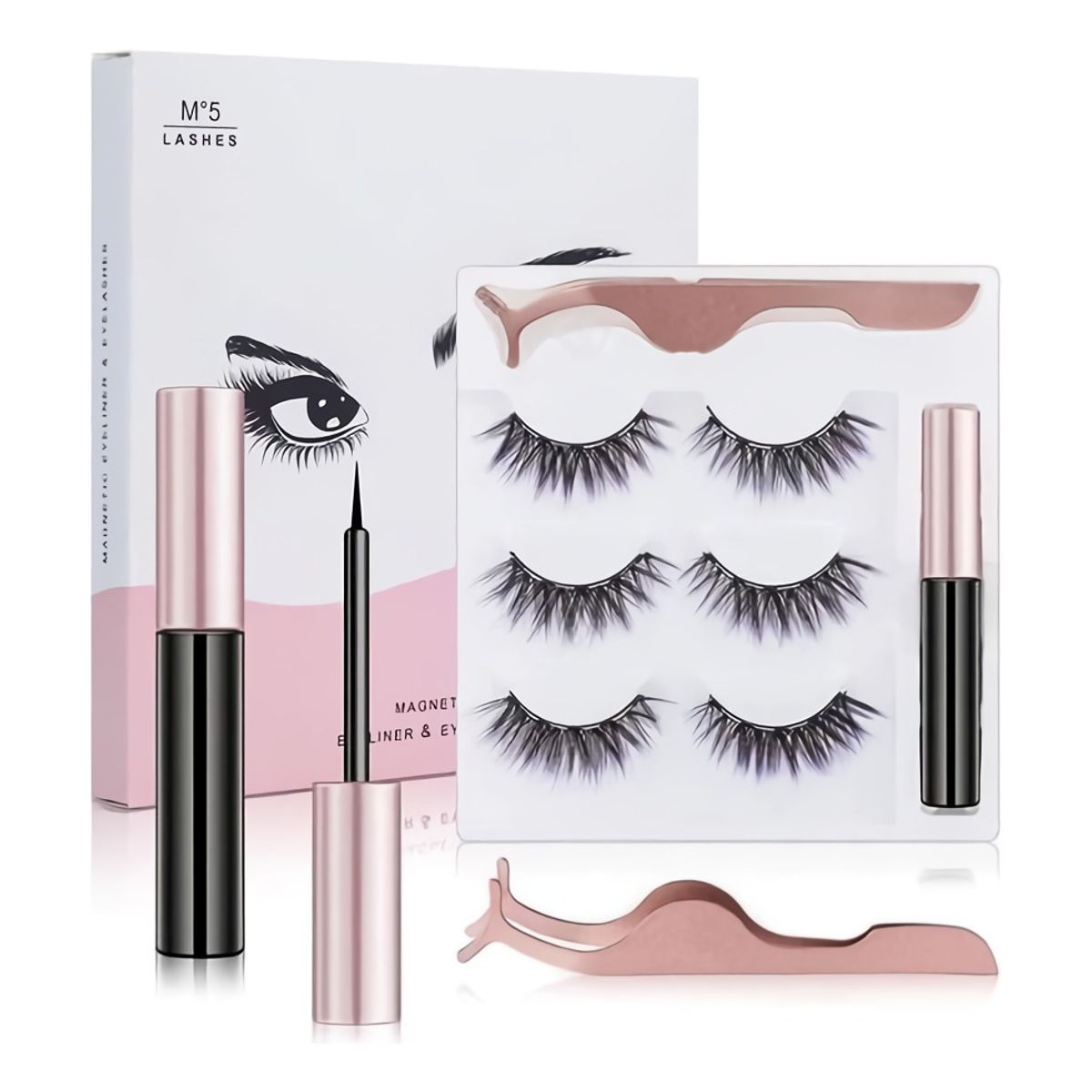 GENERICO - Pestañas Magnéticas Delineador