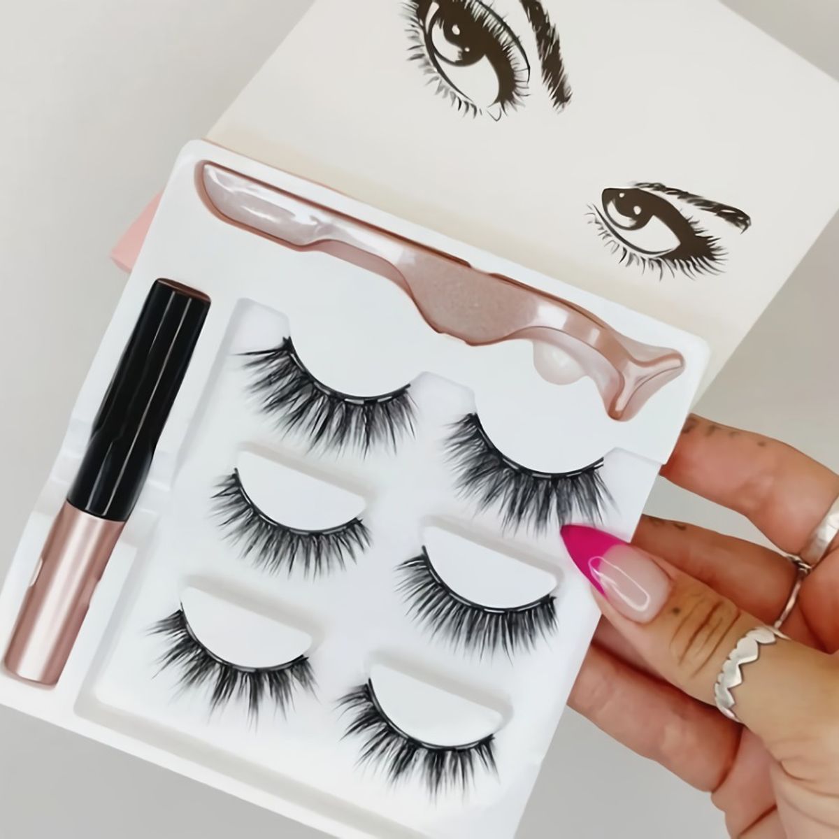 GENERICO - Pestañas Magnéticas Delineador