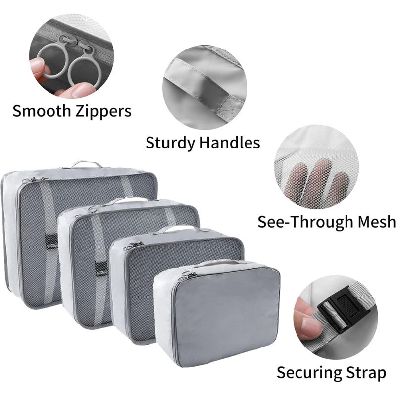 GENERICO - Organizador De Ropa Viajero X10 pcs