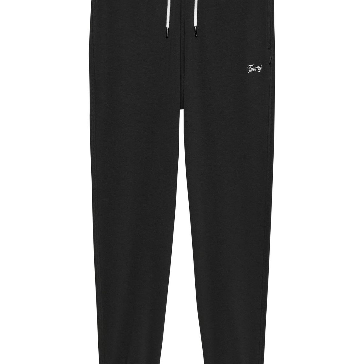 TOMMY HILFIGER - Jogger negro relaxed con inscripción Tommy Jeans