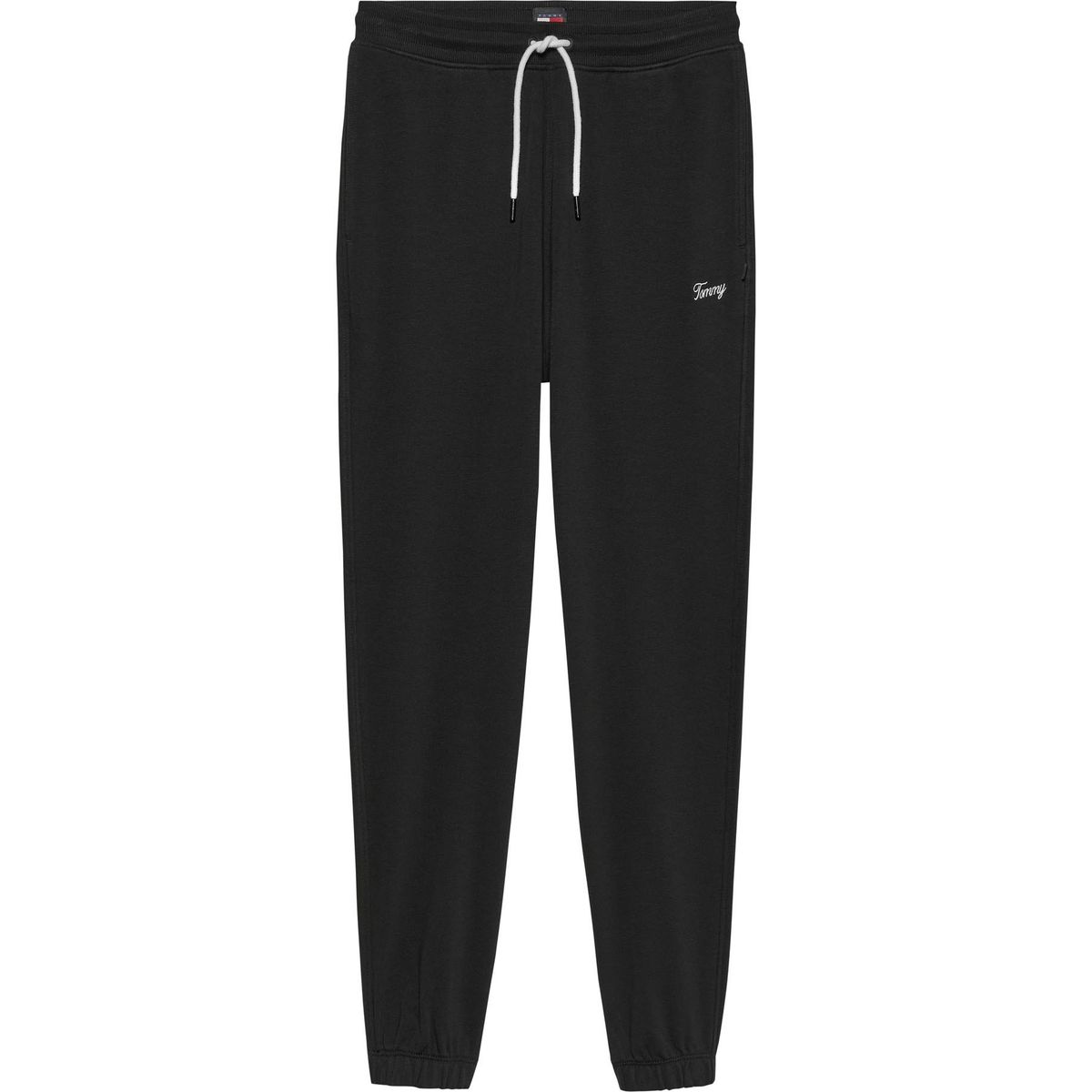 TOMMY HILFIGER - Jogger negro relaxed con inscripción Tommy Jeans