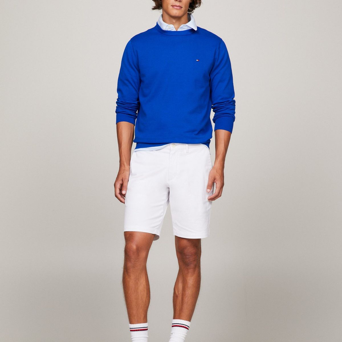 TOMMY HILFIGER - Bermuda blanca chino Brooklyn colección 1985 Tommy Hilfiger