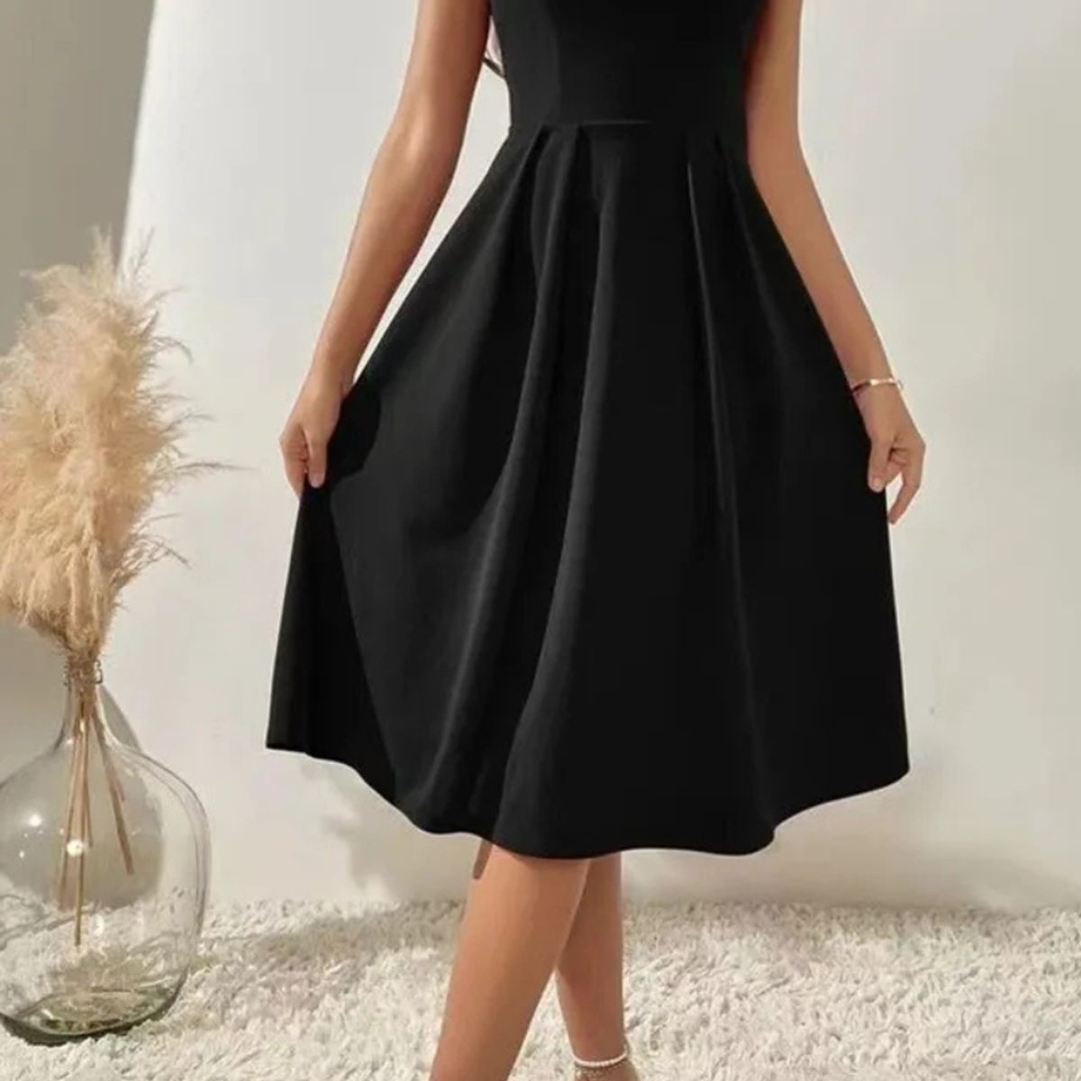 NEGRELI - VESTIDO CON PERLAS NEGRELI REF-3073