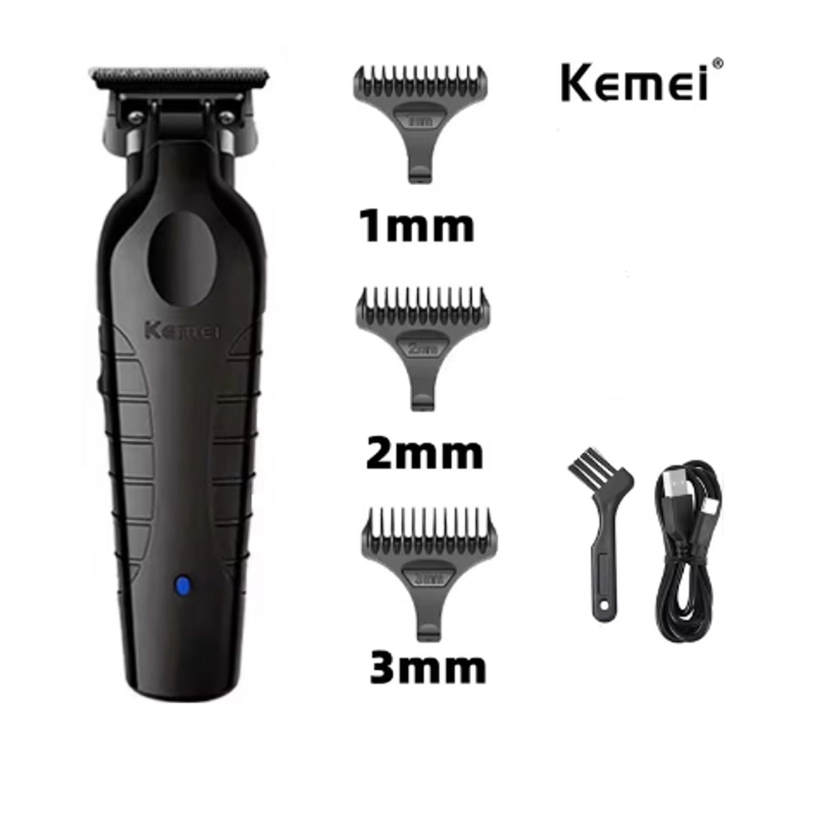 KEMEI - Maquina Patillera Inalámbrica Kemei Km-2299