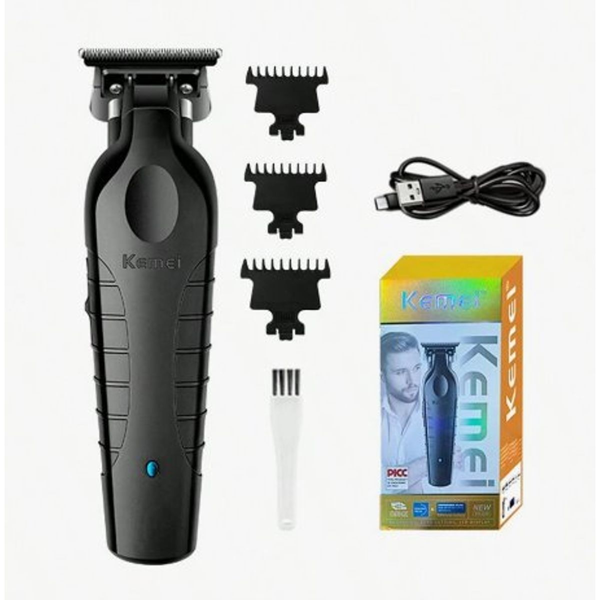 KEMEI - Maquina Patillera Inalámbrica Kemei Km-2299