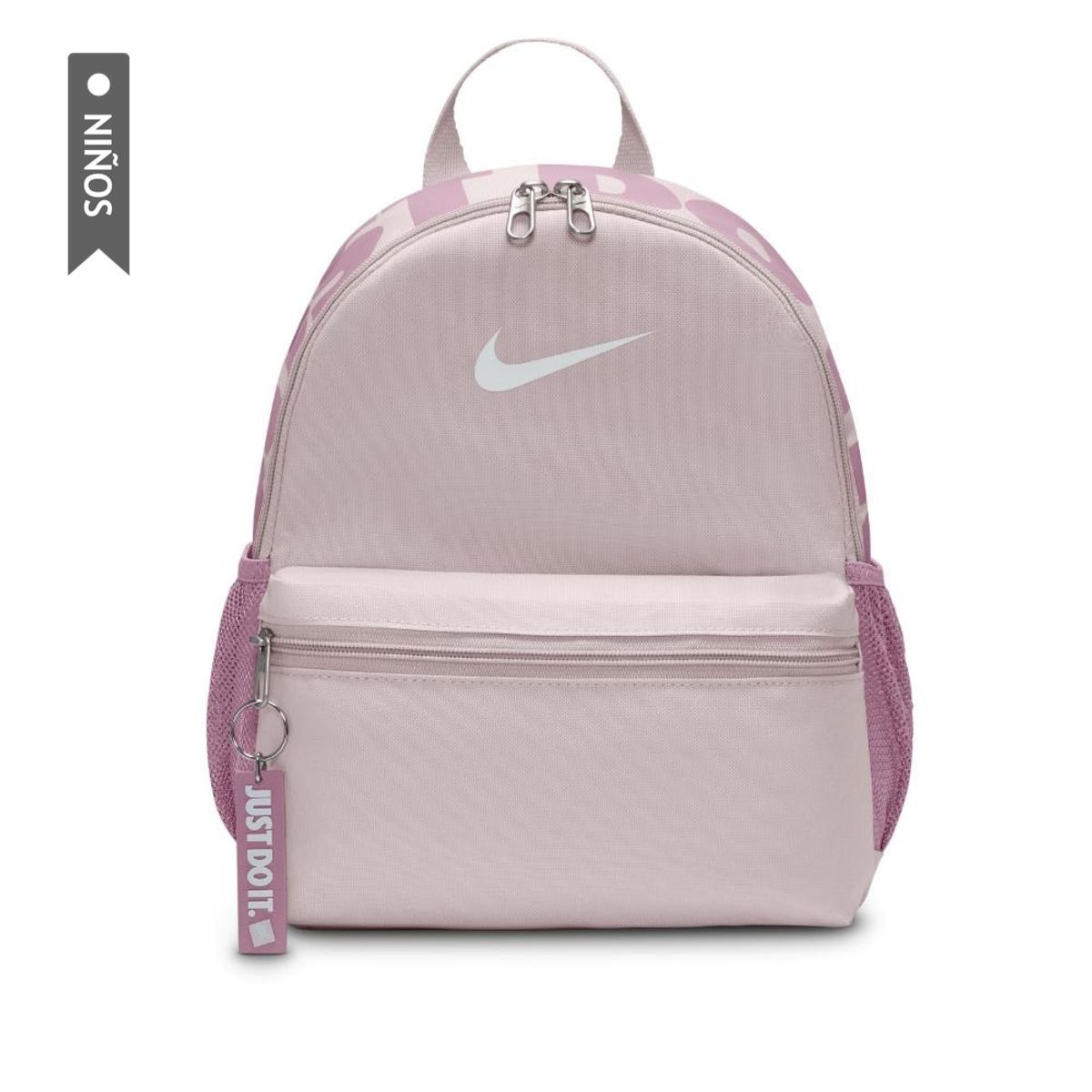 NIKE - Morral Nike Y Nk Brsla Jdi Mini Bkpk 11L Niño-Rosa