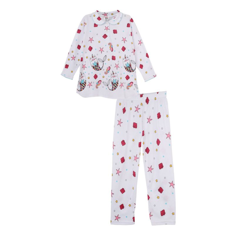 SANTANA - Pijama Niña Cenefa Rosado
