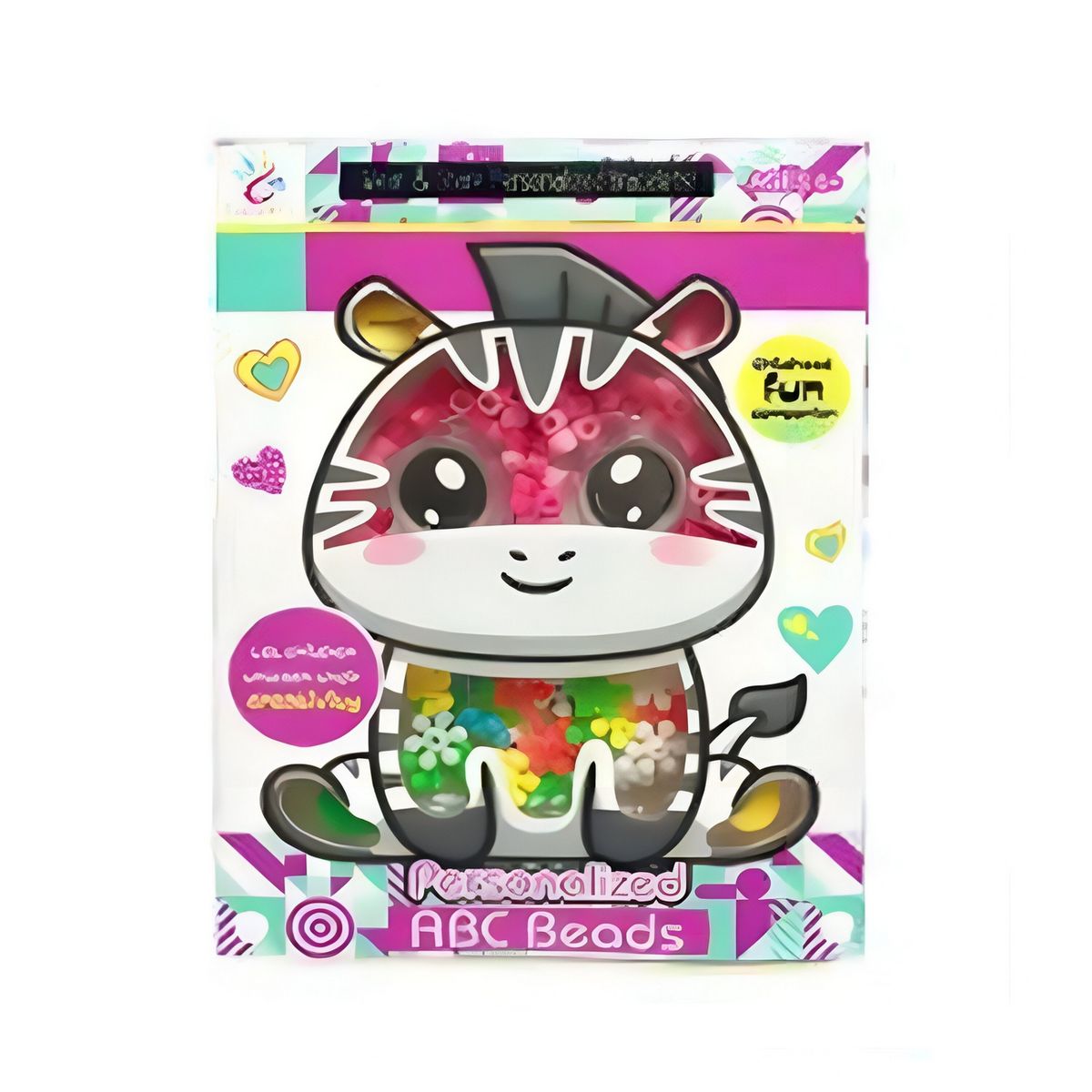 GENERICO - Set Kit Para Hacer Pulseras Charms Cebra Juguete Niñas