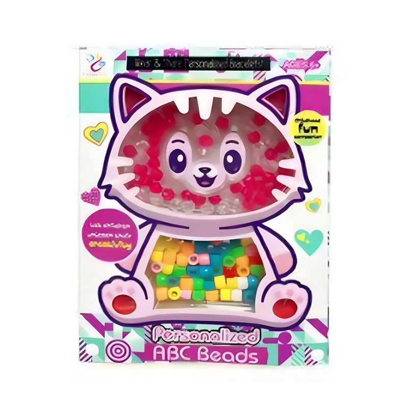 GENERICO - Set Kit Para Hacer Pulseras Charms Gato Juguete Niñas