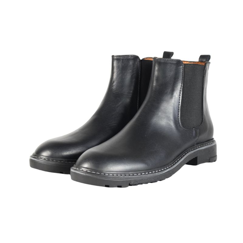 GENERICO - Botas Cuero Hombre Negro OCAi H0709