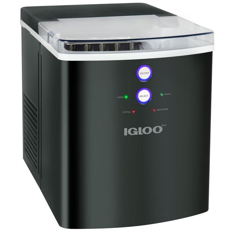 IGLOO - Máquina de Hielo en Acero Inoxidable 15 kg / 33 lb Igloo